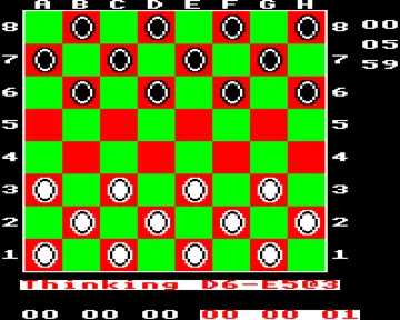 Draughts v1.32 (1983)(Computer Concepts)[h TSTH] screen shot game playing